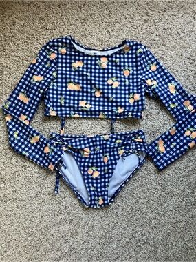 art class Long-Sleeve Two-Piece swimsuit set